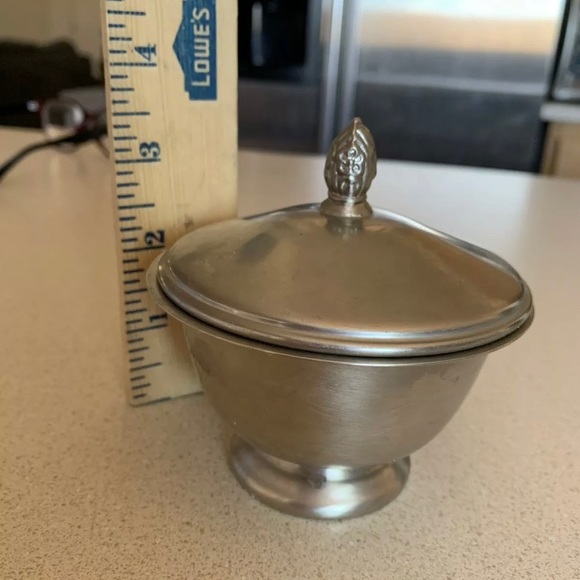 Paul Revere Repro Silverplate SUGAR BOWL w/ Lid - Picture 10 of 11